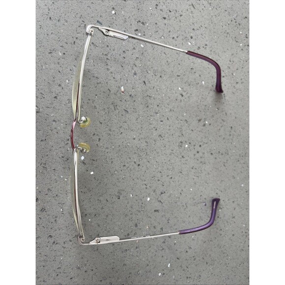 LAURA ASHLEY EYEGLASSES Frames ONLY Madge Plum 54-16-130 FLEX HINGE full rim - Picture 2 of 10